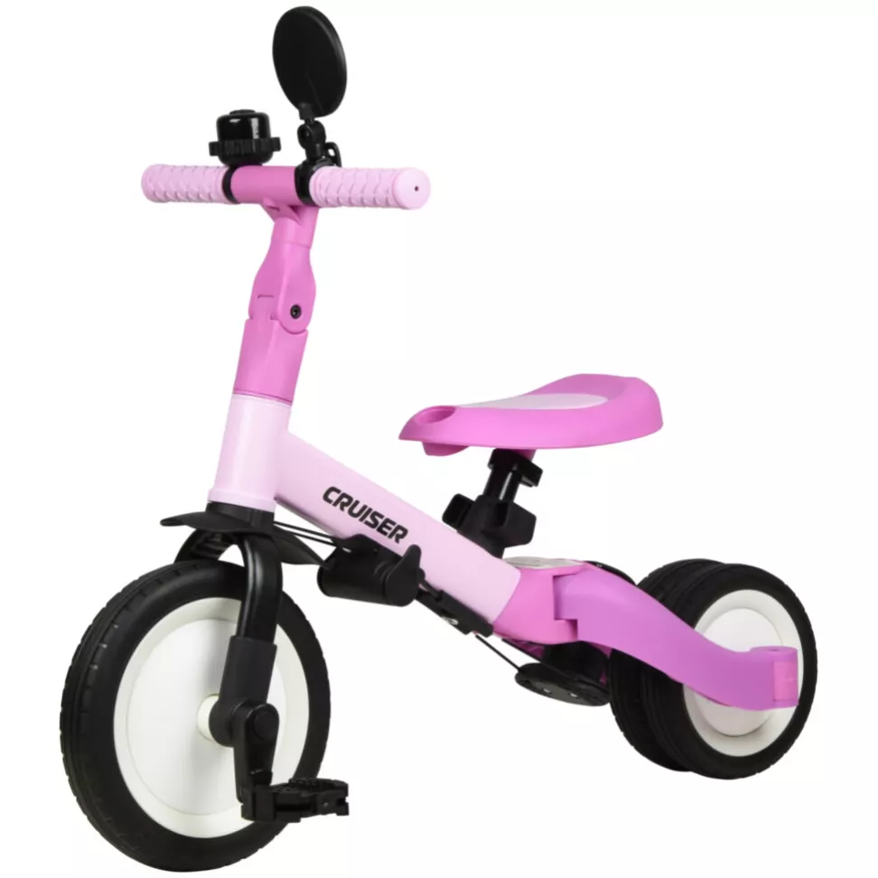 Детский трехколесный велосипед 6в1 Corso Cruser Go-Up Pink