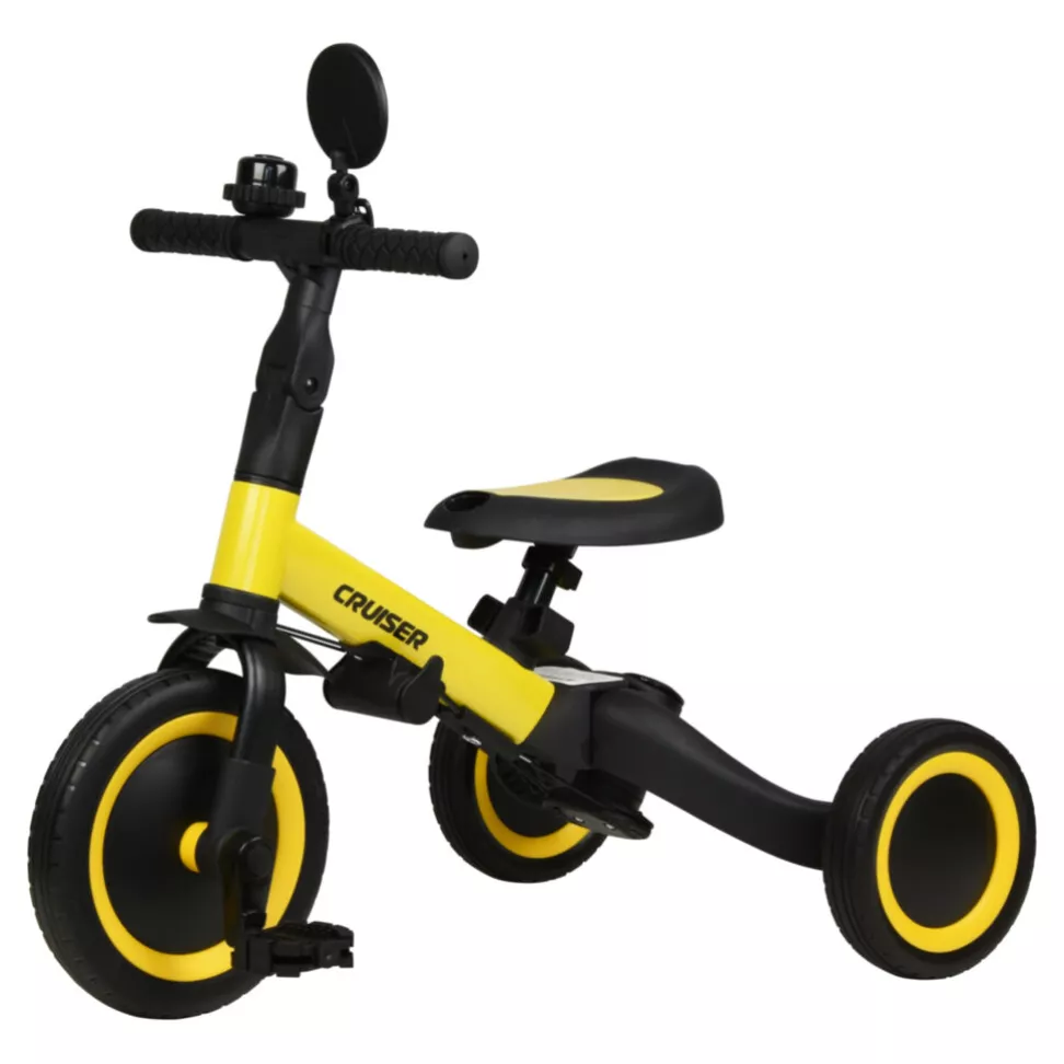 Детский трехколесный велосипед 6в1 Corso Cruser Go-Up Yellow