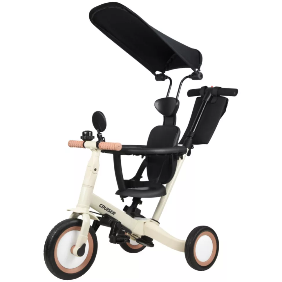 Дитячий триколісний велосипед 6в1 Corso Cruser Go-Up Beige