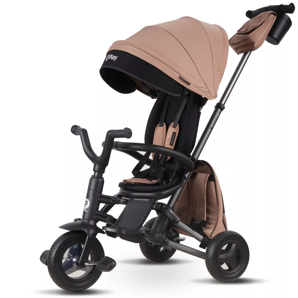 Триколісний велосипед Qplay Nova+ Rubber Exclusive Brown