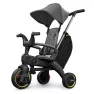 Складной детский трехколесный велосипед с родительской ручкой 5в1 Doona Liki Trike S3 Grey Hound