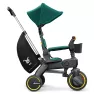 Складной детский трехколесный велосипед с родительской ручкой 5в1 Doona Liki Trike S5 Racing Green