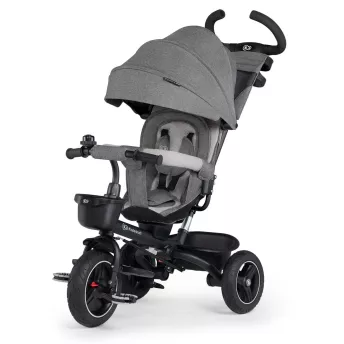 Триколісний велосипед 5 в 1 Kinderkraft Spinstep Platinum Grey