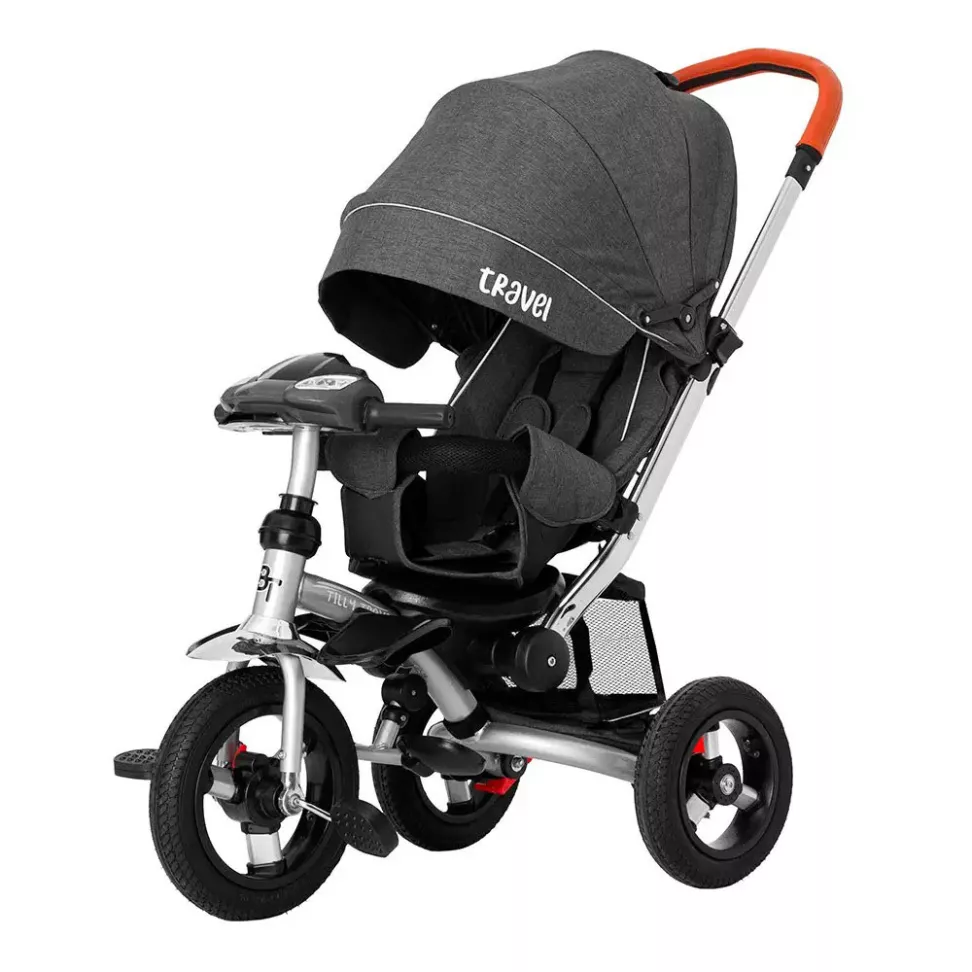 Велосипед трехколесный Tilly Travel T-387/1 Dark Grey