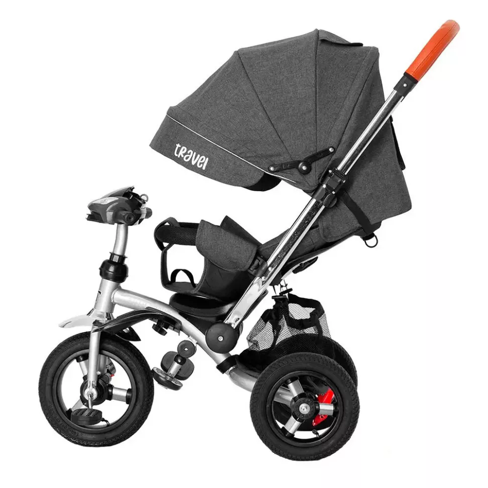Велосипед трехколесный Tilly Travel T-387/1 Dark Grey
