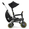 Складной детский трехколесный велосипед с родительской ручкой 5в1 Doona Liki Trike S5 Nitro Black