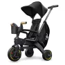 Складной детский трехколесный велосипед с родительской ручкой 5в1 Doona Liki Trike S5 Nitro Black
