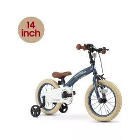 Велосипед детский 3in1 Q PLAY MINIBY Grayish Blue 14 колеса