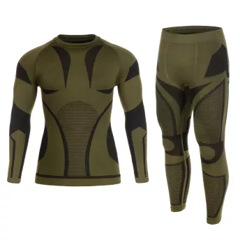 Термоактивное белье Mil-Tec 4-Way Stretch Performance - Olive