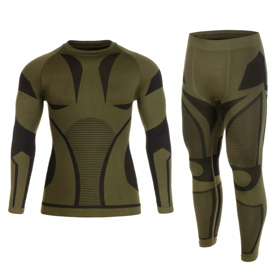 Термоактивное белье Mil-Tec 4-Way Stretch Performance - Olive