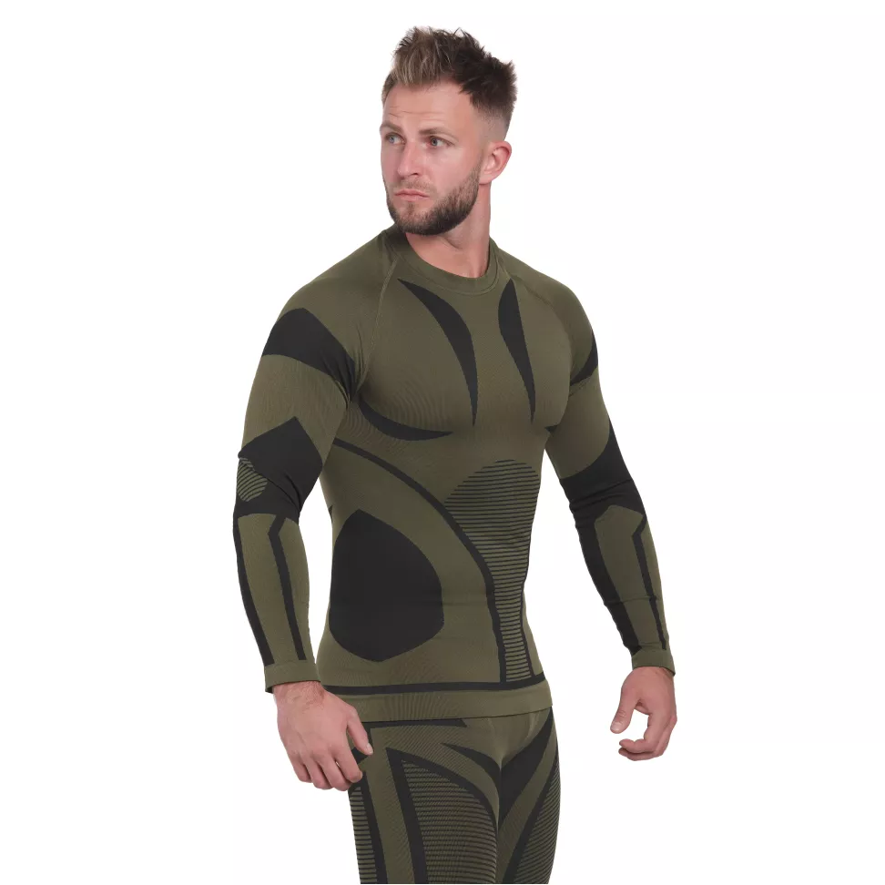 Термоактивное белье Mil-Tec 4-Way Stretch Performance - Olive
