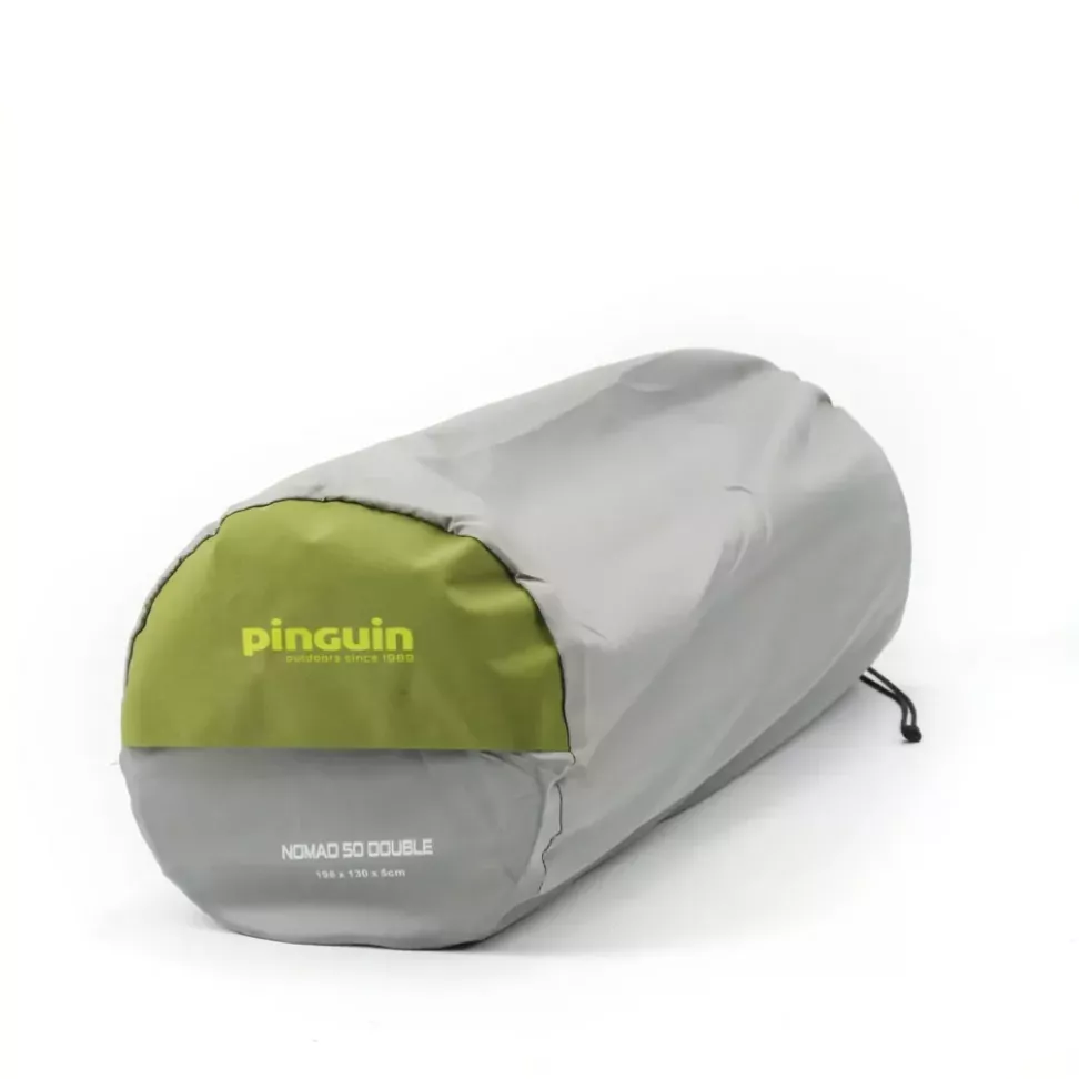 Самонадувний двомісний килимок Pinguin Nomad 50 Double, 198х130х5см, Khaki (PNG 707.Khaki)