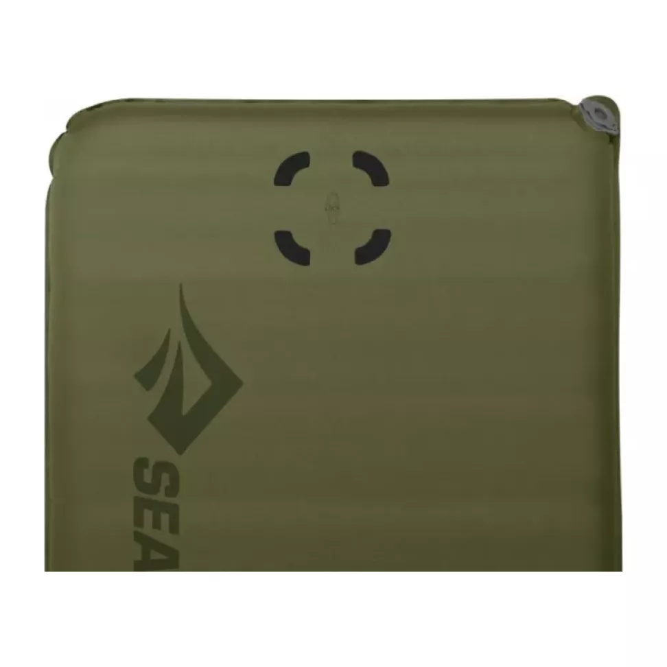Килимок самонадувний Sea to Summit Self Inflating Camp Plus Mat 75mm, Rectangular Regular Wide, Moss, 183x64x7.5см (STS AMSICAPLRRW)