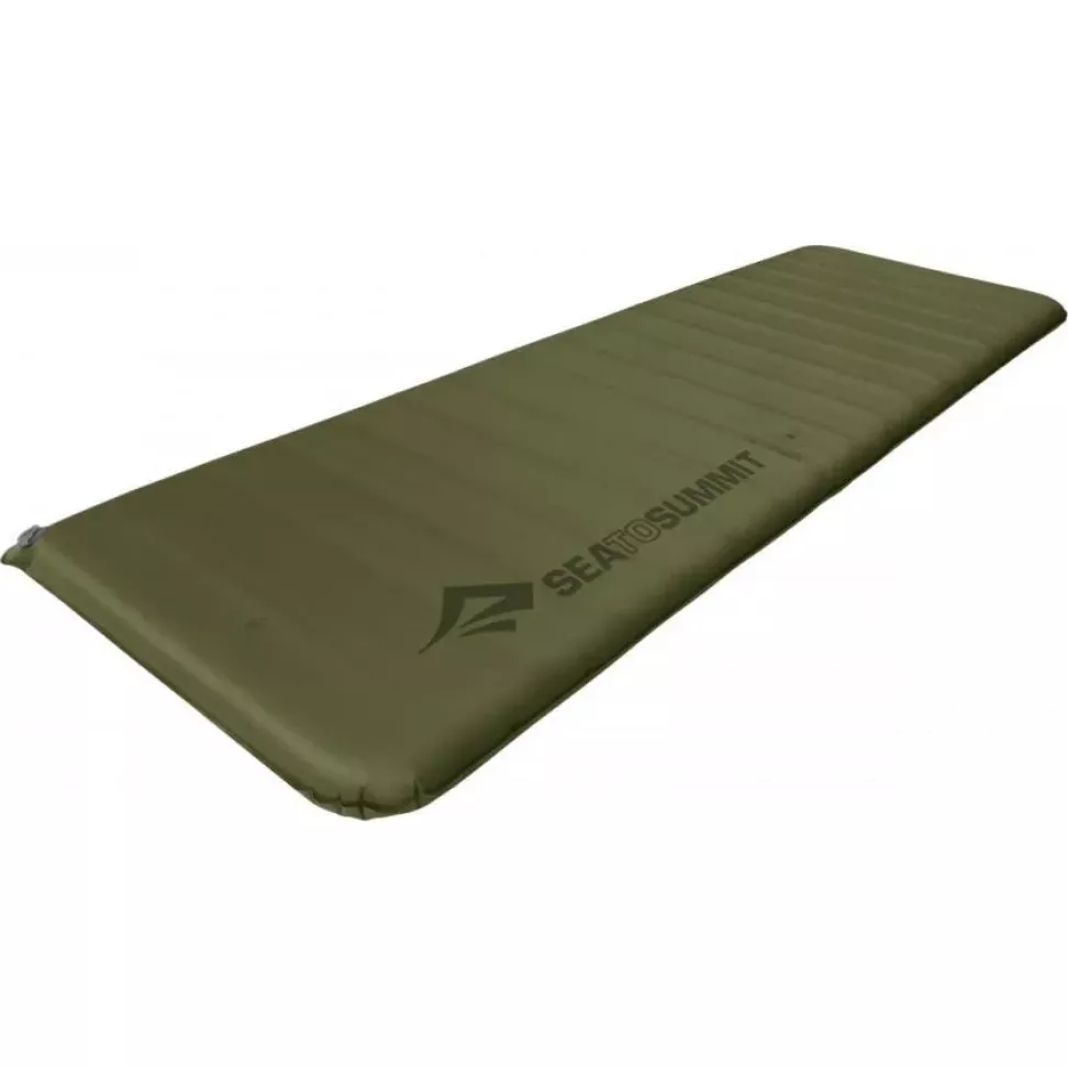Килимок самонадувний Sea to Summit Self Inflating Camp Plus Mat 75mm, Rectangular Regular Wide, Moss, 183x64x7.5см (STS AMSICAPLRRW)