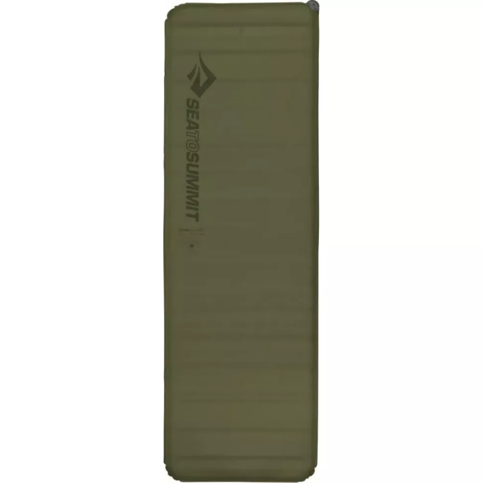 Килимок самонадувний Sea to Summit Self Inflating Camp Plus Mat 75mm, Rectangular Regular Wide, Moss, 183x64x7.5см (STS AMSICAPLRRW)