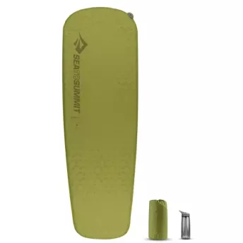 Самонадувающийся коврик Camp Mat, 198х64х3.8см, Olive от Sea to Summit (STS AMSICML)