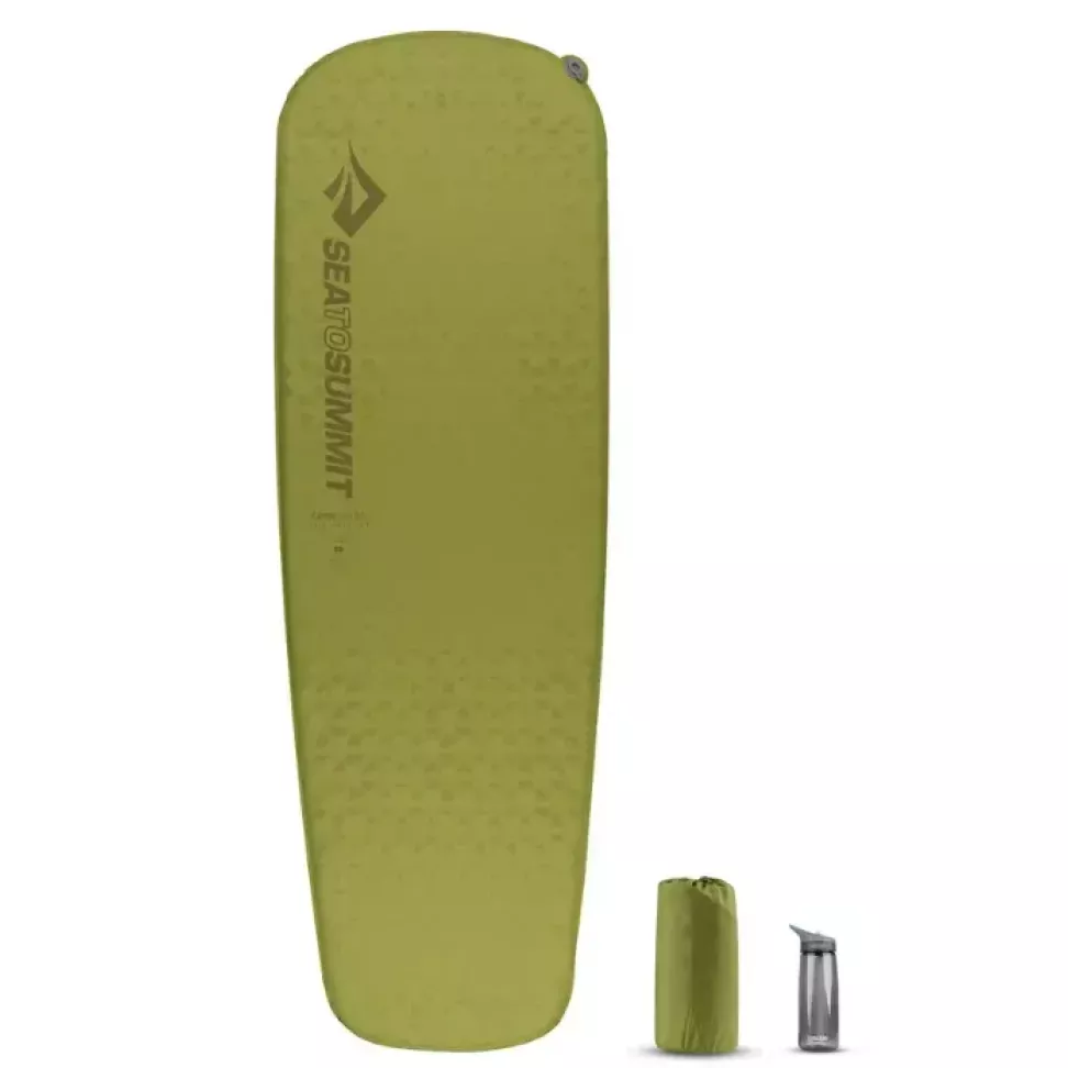 Самонадувающийся коврик Camp Mat, 198х64х3.8см, Olive от Sea to Summit (STS AMSICML)