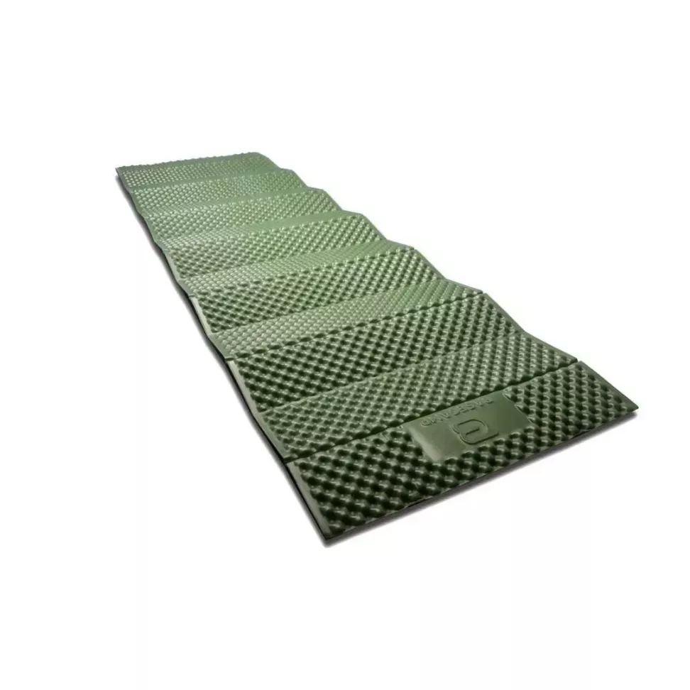 Килимок кемпінговий, каремат Base Camp Hunter Wide IXPE, 199х60х1.8 см, Olive Green (BCP 20401)