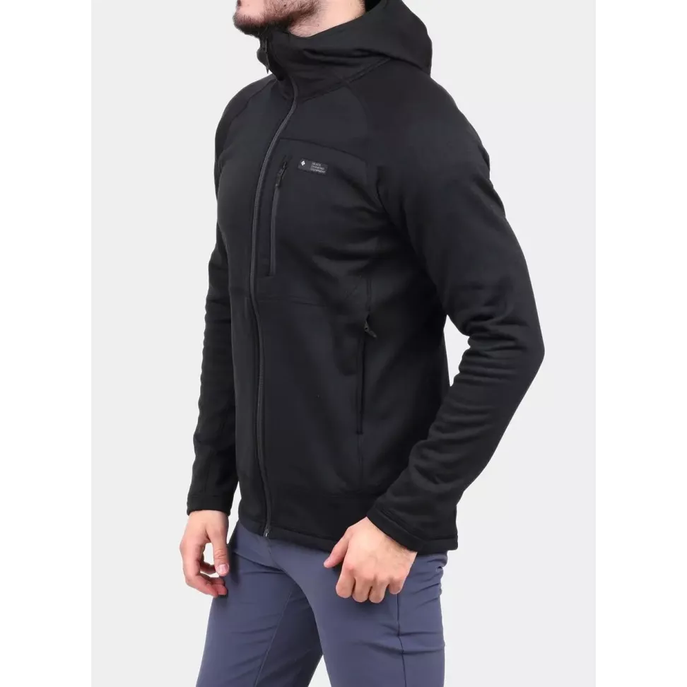Чоловіча флісова кофта з рукавом реглан Black Diamond M Factor Hoody, Cypress (BD 7440403021SML1)