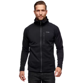 Чоловіча флісова кофта з рукавом реглан Black Diamond Factor Hoody, S - Black (BD 744040.0002-S)