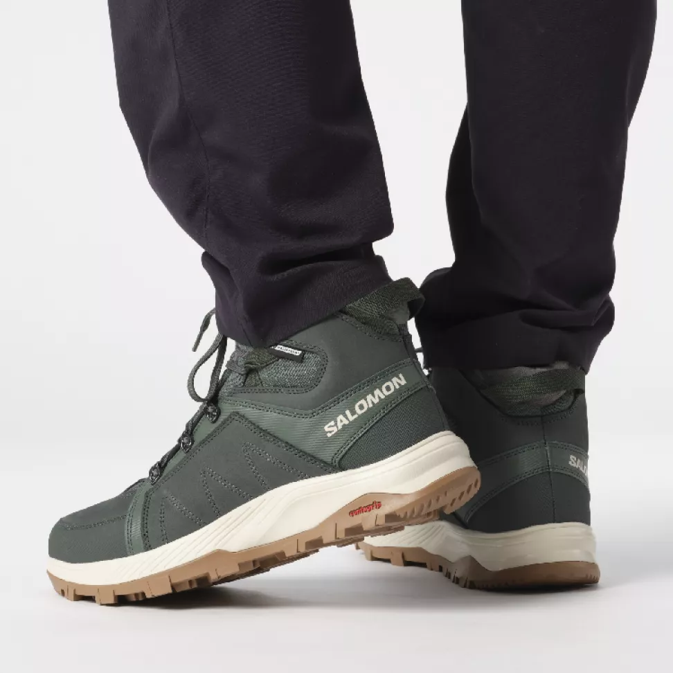Ботинки Salomon OUTCHILL TS CSWP муж. зеленый