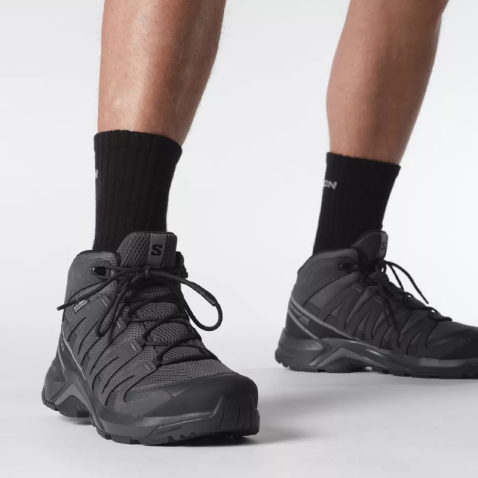 Ботинки Salomon X-ADVENTURE RECON MID GTX муж. черный