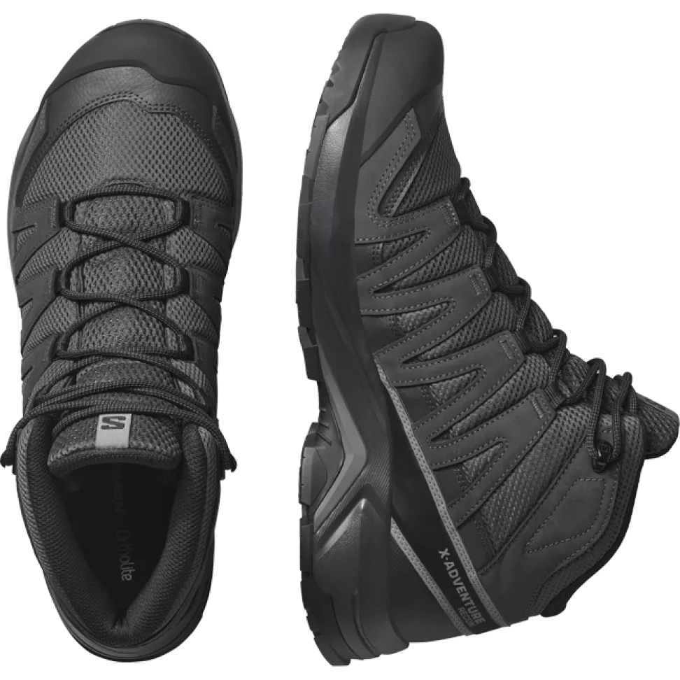 Ботинки Salomon X-ADVENTURE RECON MID GTX муж. черный