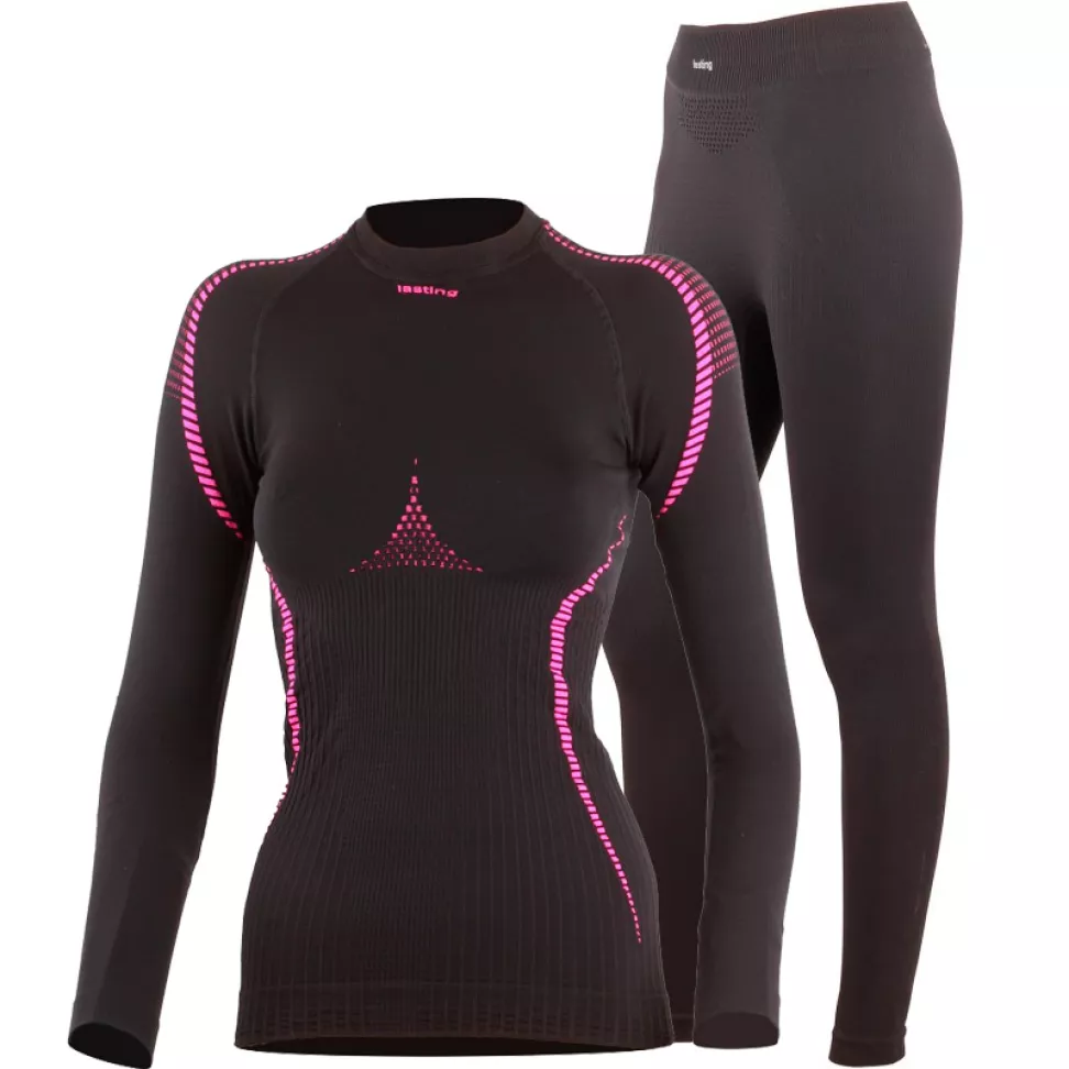 Термобелье женское Lasting SITA-SKAL Black-pink
