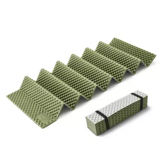 Коврик складной IXPE Naturehike CNK2450WS044, алюминиевая пленка, 195x60х1,8 см, оливковый зеленый