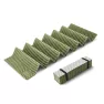 Коврик складной IXPE Naturehike CNK2450WS044, алюминиевая пленка, 195x60х1,8 см, оливковый зеленый