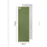 Коврик складной IXPE Naturehike CNK2450WS044, алюминиевая пленка, 195x60х1,8 см, оливковый зеленый