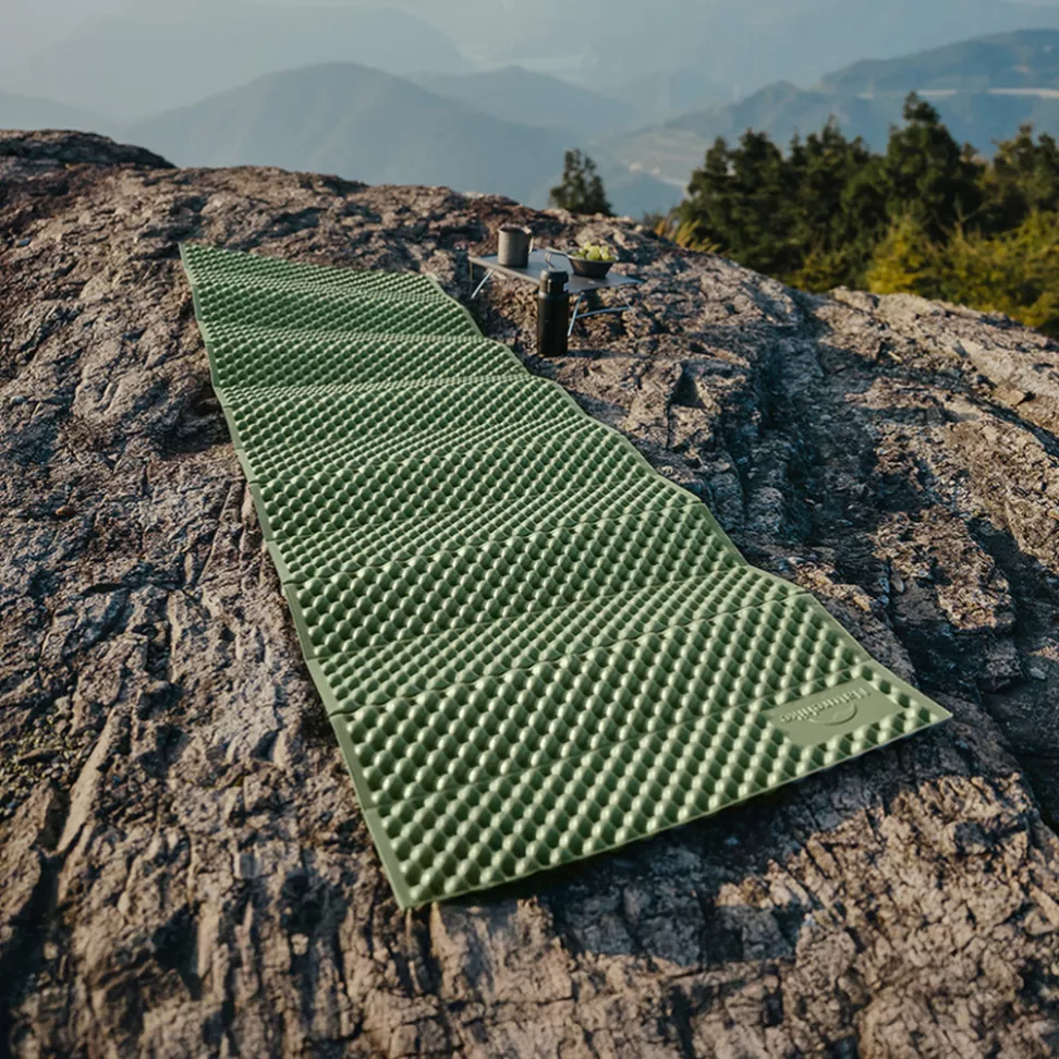 Коврик складной IXPE Naturehike CNK2450WS044, алюминиевая пленка, 195x60х1,8 см, оливковый зеленый