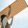 Коврик самонадувающийся с подушкой одноместный Naturehike CNK2550WS025, 60 мм, бежевый