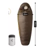 Спальник с натуральным пухом Naturehike Snowbird Brown 400 г