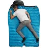 Спальник с натуральным пухом Naturehike CW700 CNK2450WS048, р-р L, черно-голубой