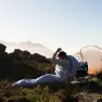 Спальник с натуральным пухом Naturehike CW700 CNK2450WS048, р-р L, черно-голубой