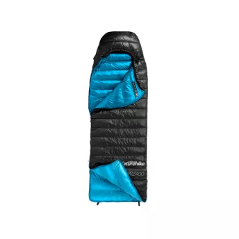 Спальник с натуральным пухом Naturehike CW400 Black-Blue