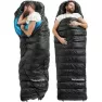 Спальник с натуральным пухом Naturehike CW400 Black-Blue