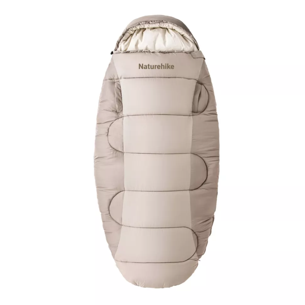 Спальный мешок овальный Naturehike PS200 CNK2350WS026, бежевый