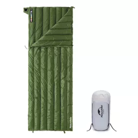 Спальный мешок с натуральным пухом Naturehike CWM295 CNK2300SD013, зеленый