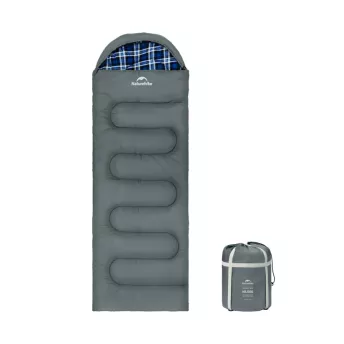 Спальный мешок с капюшоном Naturehike Clear Sky HL500 CNK2450WS042, серый
