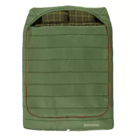 Спальный мешок двухместный с подушками Naturehike CNK2350WS019, зеленый