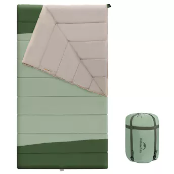 Спальный мешок двухместный Naturehike CNK2300019, зеленый
