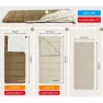 Спальный мешок 3 в 1 Naturehike CR450 Brown