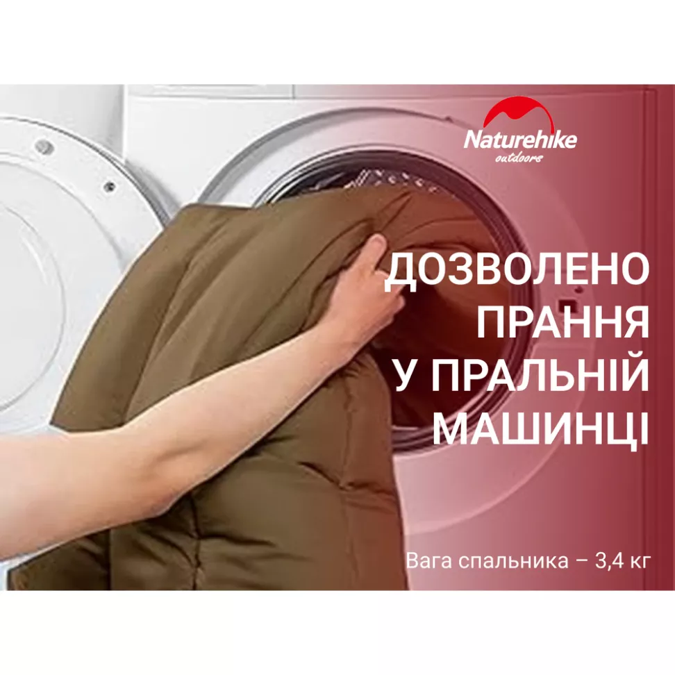 Спальный мешок 3 в 1 Naturehike CR450 Brown