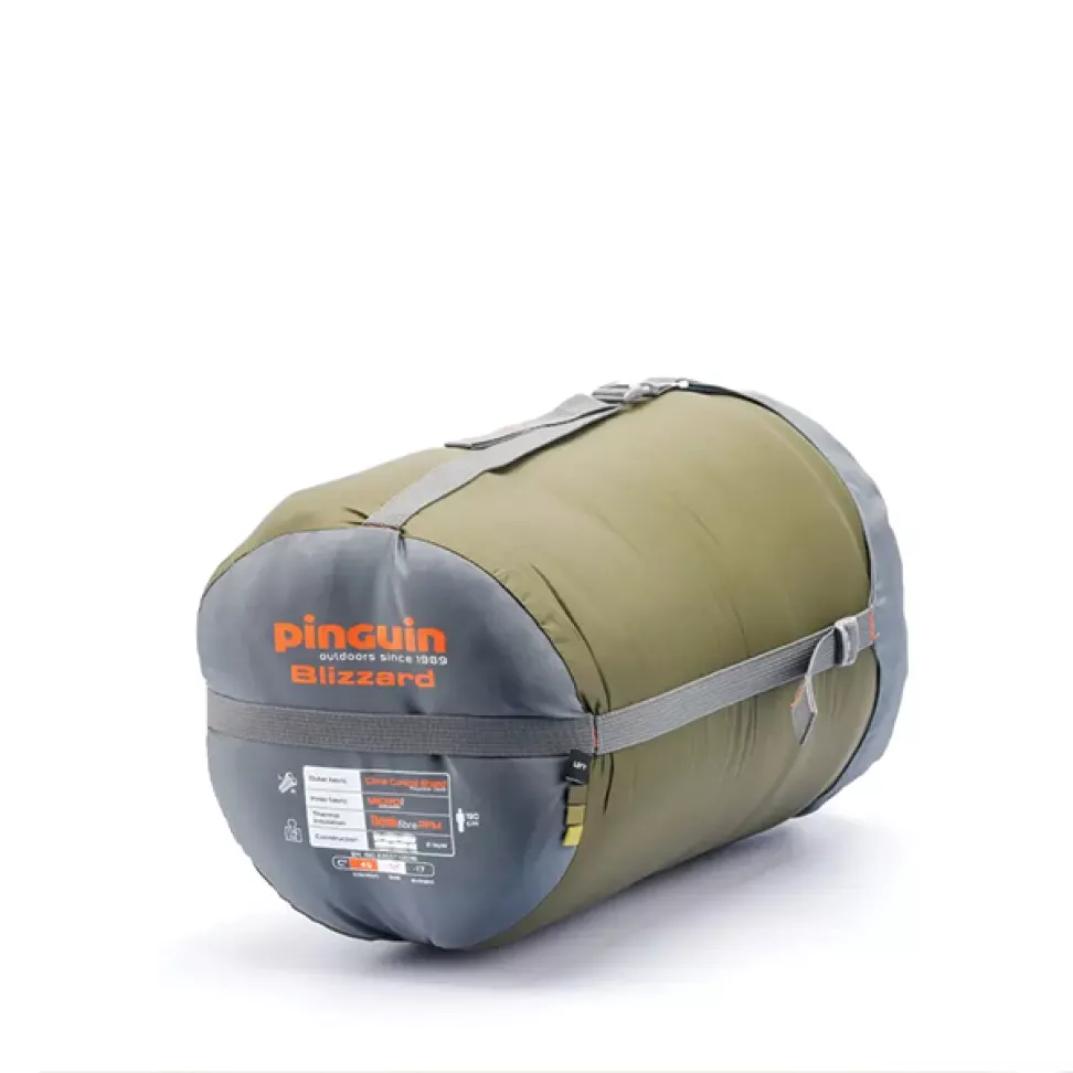 Спальный мешок Pinguin Blizzard (4/-1°C), 190 см - Left Zip, Khaki (PNG 239348) 2020