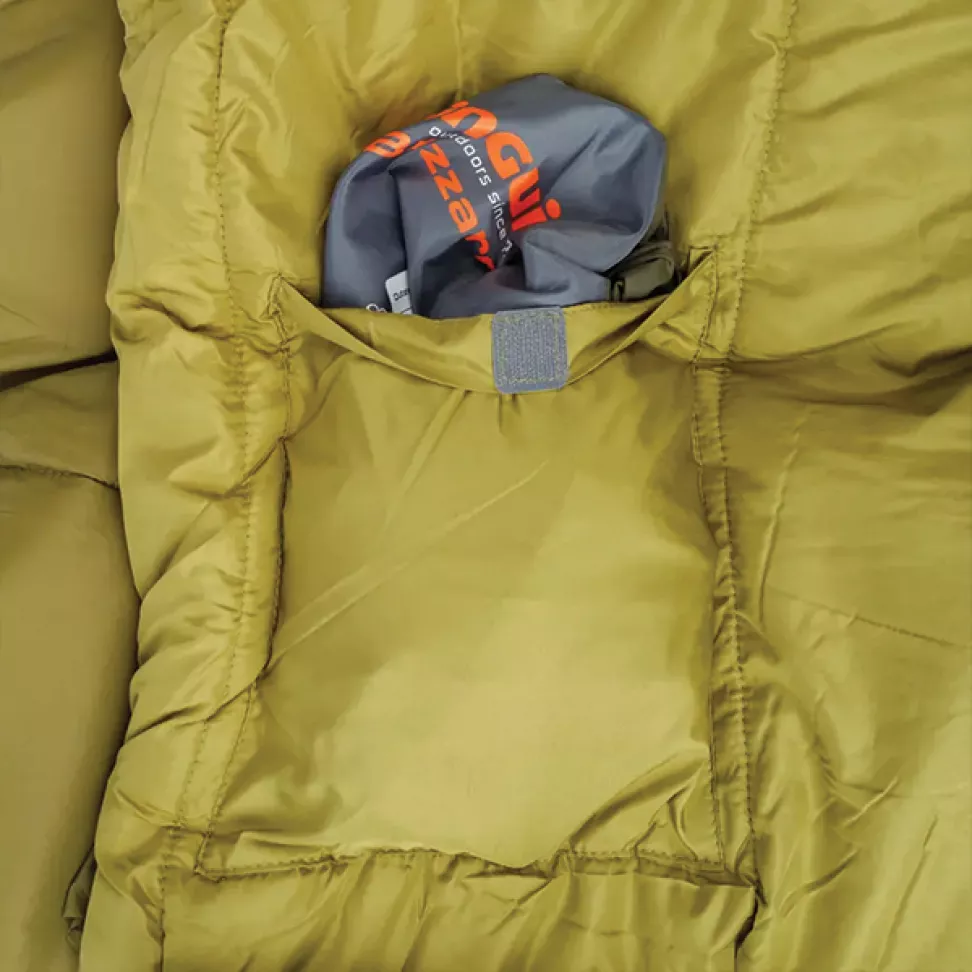 Спальный мешок Pinguin Blizzard (4/-1°C), 190 см - Left Zip, Khaki (PNG 239348) 2020