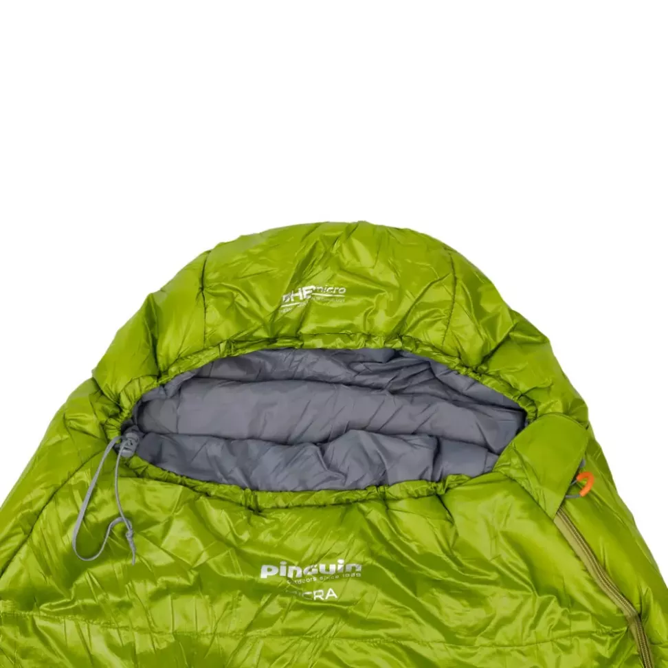 Спальный мешок Pinguin Micra (6/1°C), 195 см - Right Zip, Green (PNG 230444) 2020
