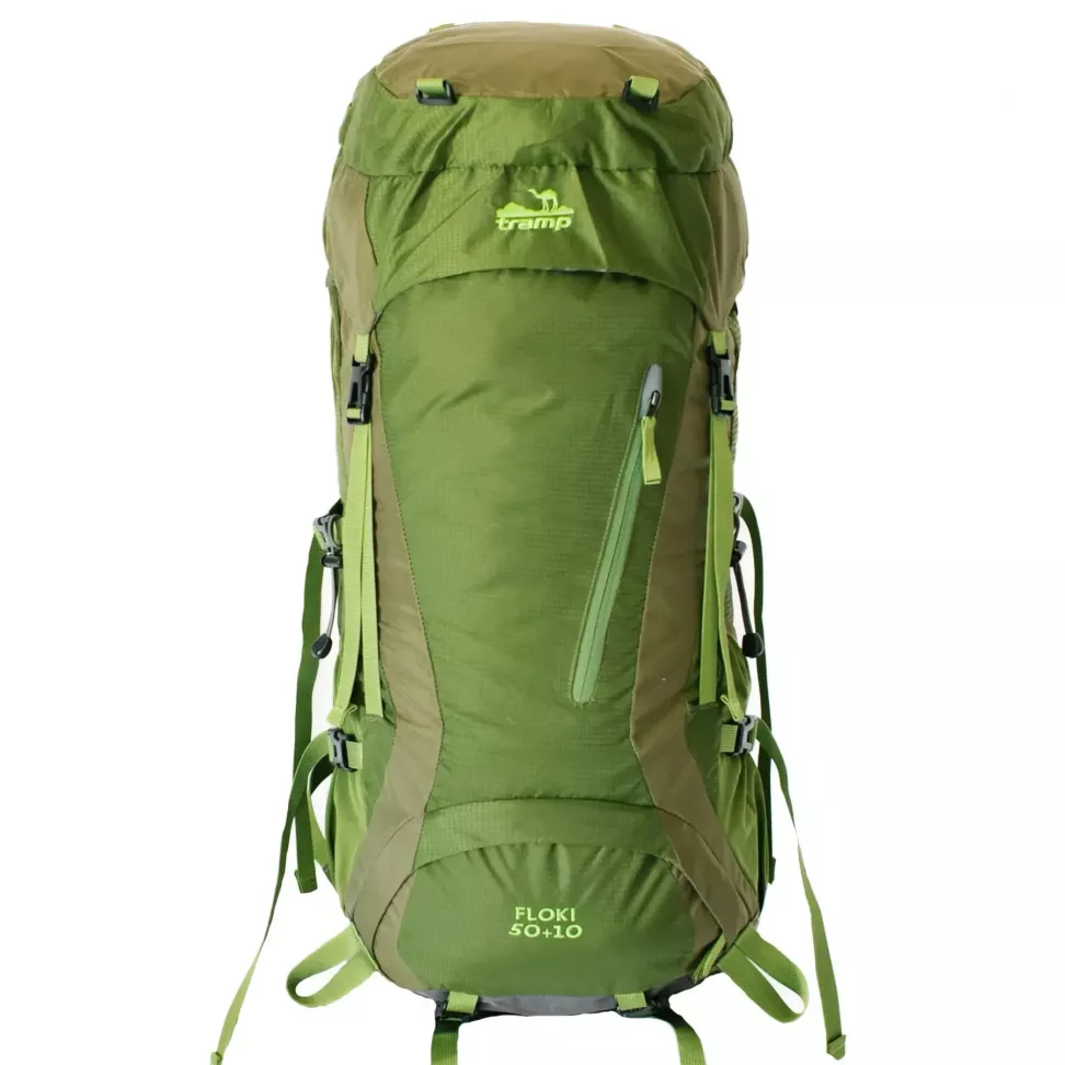 Рюкзак туристический Tramp Floki 50+10 л UTRP-046 Зеленый