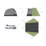 Палатка трехместная Telos TR3, Mesh Inner, Sil/PeU, Green от Sea to Summit (STS ATS2040-01180411)